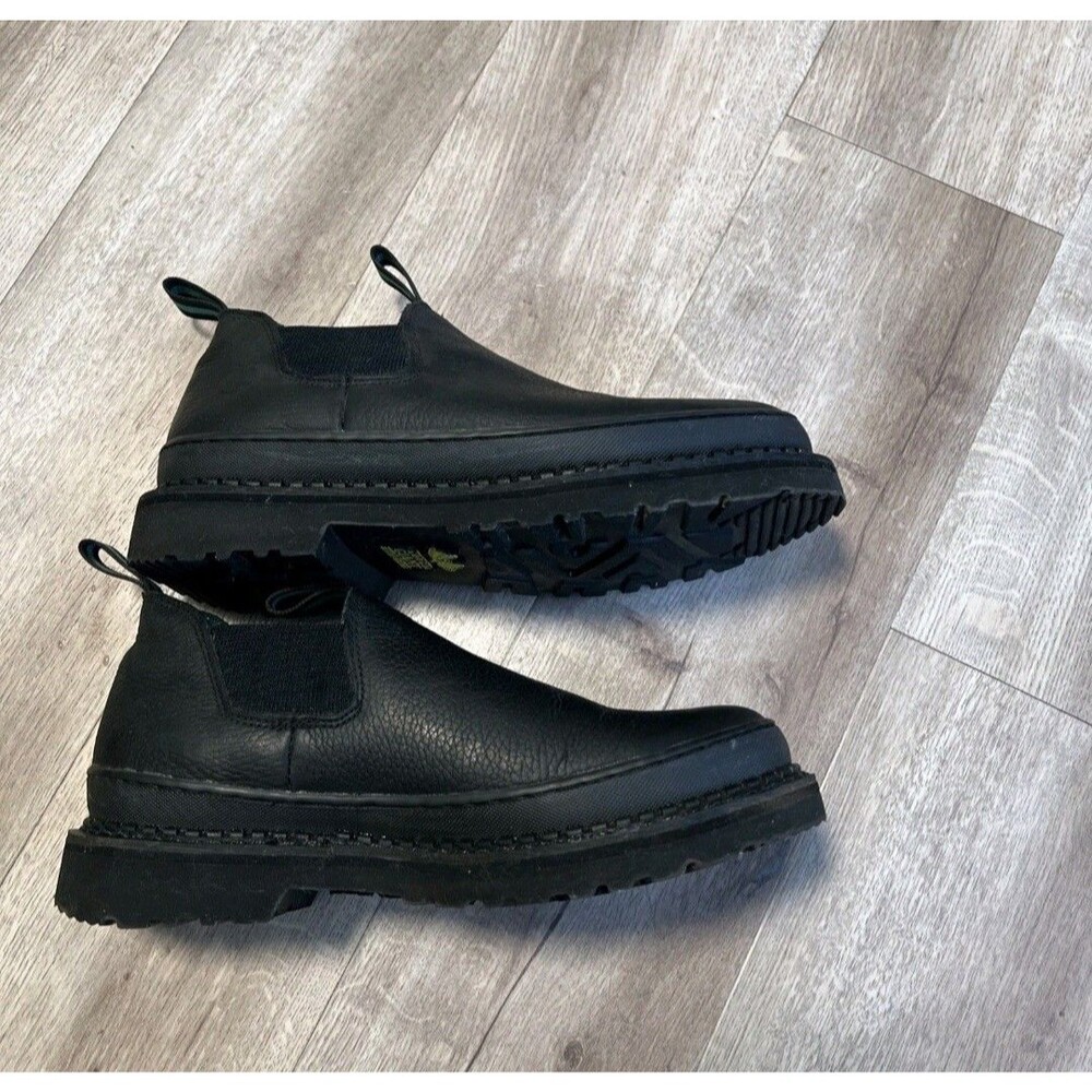Georgia Boot Giant Romeo Mens Size 8 M Black Leather Work Shoe Soft Toe Used GC - Picture 6 of 11